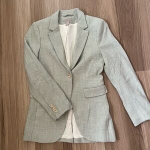 H&M Light Green Blazer